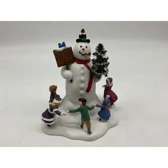 Department 56 Village Square Snowman Village Accessories Vtg Retired Collectible - Picture 5 of 16